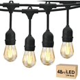 thumbnail image 1 of Guirnalda de luces para exteriores Svater de 48 pies con 15 bombillas Edison IP65, 1 of 6