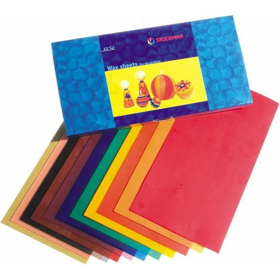 Stockmar Decorating Natural Wax 12 Assorted Colors
