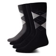 thumbnail image 1 of Calcetines redondos Tommy Hilfiger, cómodo vestido elástico para hombre, paquete de 4, 1 of 6