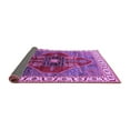 thumbnail image 2 of Ahgly Company Indoor Square Oriental Purple Industrial Area Rugs, 6' Square, 2 of 4