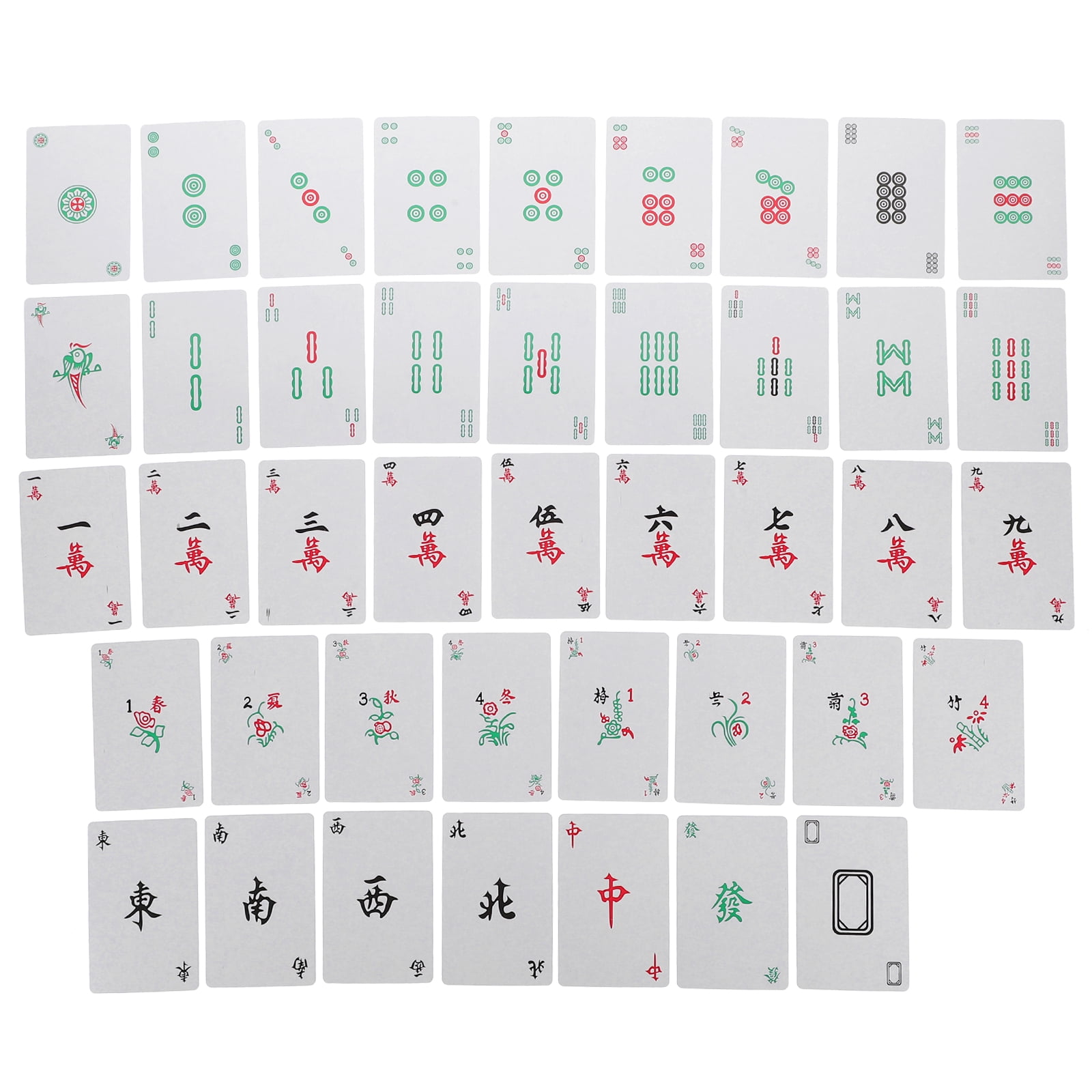 Durable Waterproof Card Game Set Plastic 1 Set Family Friends Use At Home Bar Office