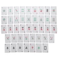 thumbnail image 1 of CIMAXIC 1 Set Waterproof Playing Cards Plastic Poker Mah-jongg Cards Tool Entertainment Prop for Home Bar Office,3.35"X2.17"(LxW), 1 of 5