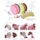 thumbnail image 3 of Conjunto de gorro de cumpleaños con bola de pelo, decoración para fiesta de cumpleaños infantil, corona, protagonista, disfraz, sombrero triangular, 3 of 6