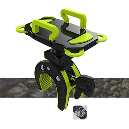 Green Universal Action Claw Bike Motorcycle Phone Holder For iPhone Samsung