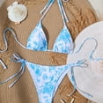 thumbnail image 4 of Women Bathing Suits Two Piece Swimwear Women Print Push-Up Padded Bra Beach Bikini Set Swimsuit Beachwear Swimwear, 4 of 4
