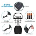thumbnail image 2 of Linterna solar IC, luz de camping LED ultra brillante, 2 modos de luz ajustables, 5 métodos de carga, con dinamo de manivela, larga, 2 of 5
