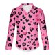 thumbnail image 4 of Blusa y camisa de manga larga con cuello vuelto para hombre, estilo casual, con estampado de corazón, botones y solapa, de poliéster, para San Valentín, 4 of 5
