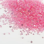 4000pcs 3mm Resin Rhinestone Multi-Color Flatback Jelly Resin Rhinestones Bling Glitter Diamond Sparkly Stone for Makeup, Mugs, Tumblers, Craft Decoration (Pink)