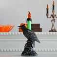 thumbnail image 2 of PRETXORVE Halloween Decoration, Halloween Crow Light LED Electronic Light Candle Light Ghost Festival Horror Decoration Props Night Light, 2 of 3