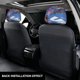 thumbnail image 3 of Up Funda Protectora Universal para Reposacabezas de Coche, Funda Elástica para Reposacabezas de Asiento de Auto, Funda de Tela Antipolvo, Accesorios de Interior 2 Piezas, 3 of 6