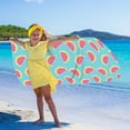 thumbnail image 5 of Microfiber Beach Towel Colorful Bath Towel Sandproof Beach Blanket Multi-Purpose Super Lightweight Towel For Travel Swimming Pool 28x60 Inch, 5 of 6