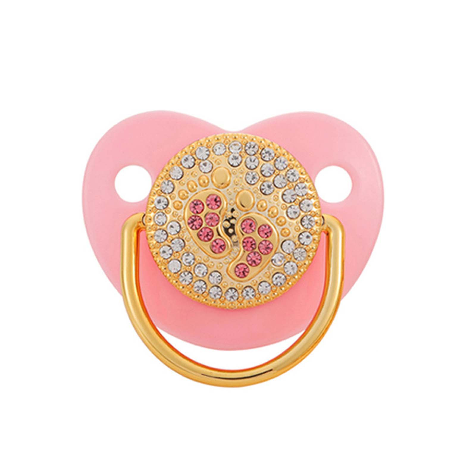 Honeeladyy Clearance under 10 Newborn Baby Weaning Pacifier Silicone