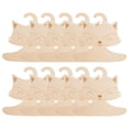 thumbnail image 1 of Perchas para ropa de bebé: perchas de madera para guardería, adorables perchas para niños con forma de dibujos animados, perchas para bebés, 1 of 4
