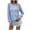 Blue, variant on IROINNID Women's Short Cardigan Jacket Solid Color Long Sleeve Casual Pockets Casual Coat Cardigan, Blue