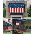 thumbnail image 6 of Outdoor Tv Cover 50 To 55 Inch, American Flag Independence Day Stars Stripes Wood Grain Background Waterproof And Weatherproof Tv Covers Tv Display Protectors For Outside Flat Screen Tv 30x19x4.5In, 6 of 6