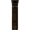 thumbnail image 3 of Ekena Millwork 2"W x 5 1/2"D x 8"H Fleur De Lis Wrought Iron Bracket, (Triple center brace), Antiqued Bronze, 3 of 8