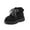 b#Black315, variant on Stylish Girls Short Boots For Fall Winter Kids With Soft Soles For Outdoor Activities Everyday Shoes Child Breathable Shoes Solid Color Footwear