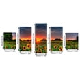 thumbnail image 4 of 5Pcs Oil Painting Wall Art Canvas Picture Abstract Floral Abstract Sunflowers Print Home Decor No Frame Gift, Type 2, 4 of 8