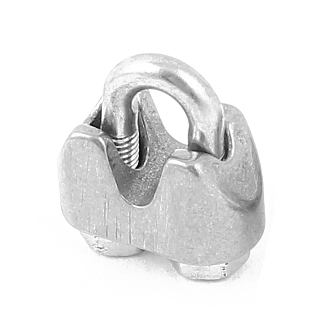 1/4 Inch M6 Wire Rope Clips Cable Clamps Stainless Steel U Bolt Saddle Pack Of