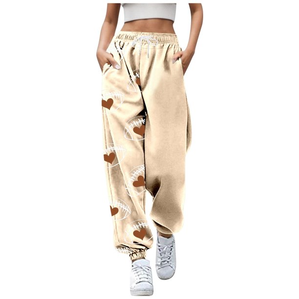 WILLBEST Pantalones Casuales para Mujer: Elegante Diseño de Cintura Alta con Bolsillo y Cordón para Un Ajuste Relajado, Ideales para Uso Diario y para Combinar con Estampados de Halloween. Chica