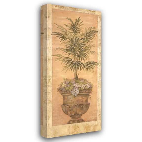 Pamela Gladding 10x18 Gallery Wrapped Canvas Wall Art Titled - Parlor Palm III