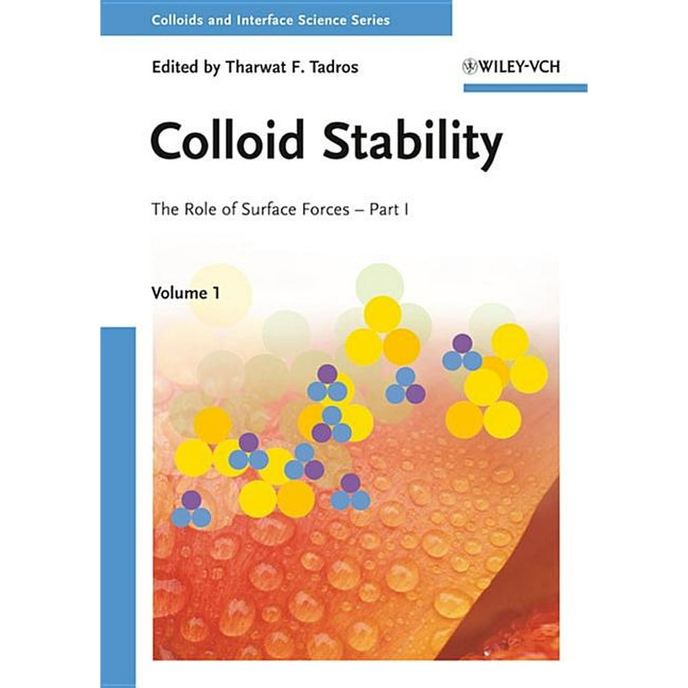 Colloids and Interface Science (Vch) Colloid Stability The Role of