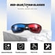 thumbnail image 3 of Red-blue / Cyan Anaglyph Simple style 3D Glasses 3D movie game (Extra Upgrade Style), 3 of 5