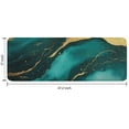 thumbnail image 7 of Green and Gold Marble Glitter Waves Pattern Kitchen Rug Mat,Kitchen Runner Rugs Non Skid Washable,Decorative Kitchen Floor Mats for Kitchen,Sink,Laundry,17"x47.2", 7 of 7