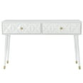 thumbnail image 4 of Linon Gemma 2-Drawer Console Table, White, 4 of 16