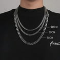 thumbnail image 3 of Hip Hop Width 3/5/7/9MM Cuban Link Stainless Steel Chains Necklace for Men Basic Simple Rapper's Choker on Neck Fashion Jewelry, 3 of 6