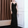 thumbnail image 1 of UPPADA Robe Sirène à une Épaule pour Femmes Sans Manches Couleur Unie Robe Décontractée Robe de Cocktail Robe de Soirée Ourlet Haut-Bas Robe de Fête Robe de Mariage Bal de Promo Robe Formelle Vêtements pour Femmes Liquidation, 1 of 7