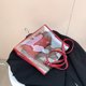 thumbnail image 3 of Bolsa compuestos transparentes Retro para mujer, monedero de Color puro, de hombro grandes Ndcxsfigh Para Estrenar, 3 of 9