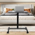Kalkiam Mobile Laptop Desk Portable Mobile Standing Desk Adjustable