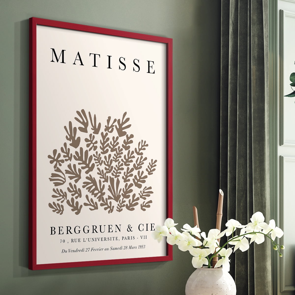 Matisse CCXXI in Solid Wood 8 x 10 Framed Print