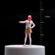 thumbnail image 1 of Figura de juego de rol de niña perfke modelo de personaje 1:64 pelo rosa, 1 of 9