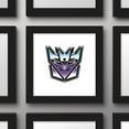 thumbnail image 2 of Gallery Pops Hasbro Transformers - Decepticon Faction Icon Wall Art, Black Framed Version, 12" x 12", 2 of 5