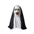 thumbnail image 3 of Disfraces de Halloween 2024 Máscara de monja de El conjuro 2 Máscara de maquillaje aterradora de Halloween Broma Cara de fantasma Horror Sombrero de látex aterrador Monja, 3 of 5