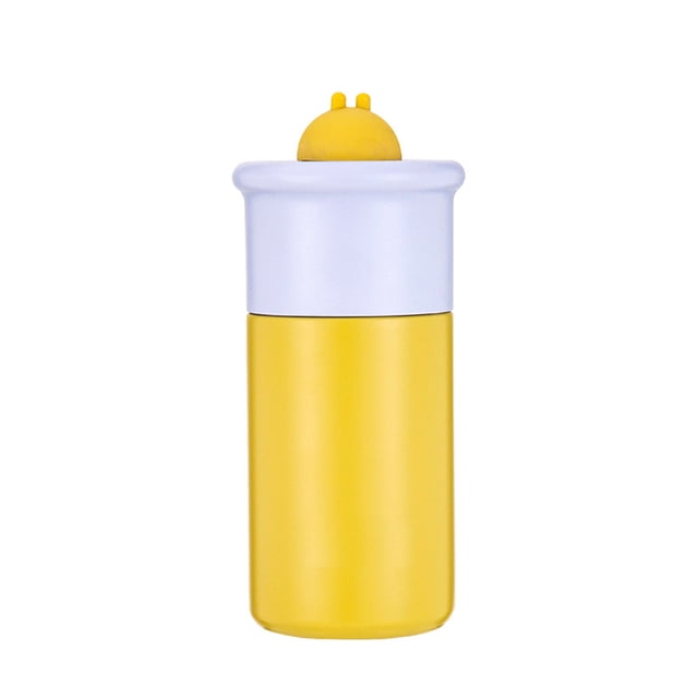 Botella de agua térmica de acero inoxidable Toystoory 200ML Teteras Amarillo