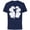 Navy, variant on Disney Tinker Bell 4-Leaf Clover Silhouette St Patrick's Day - Short Sleeve Cotton T-Shirt for Adults - Customized-Black