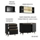 thumbnail image 4 of Cocina Integral Completa Modular Madesa Reims 180cm Negro 1, 4 of 5
