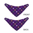 thumbnail image 3 of Sikiie Purple Mardi Gras Dog Bandanas-Dog Scarf Bib Kerchief Breed for Dogs and Small for Pets Gift-Large, 3 of 5