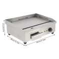 TFCFL 3000W Electric Griddle Cooktop Flat Thermomate Commercial