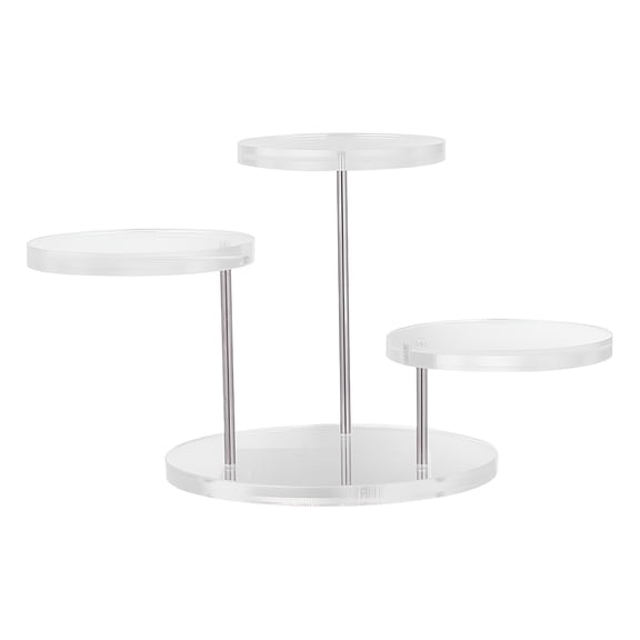 LAMIRO Acrylic Display Stand 3 Tier Jewelry Tower for Home Retail