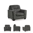 thumbnail image 5 of Signature Design by Ashley Lonoke Gunmetal Oversized Chair, 5 of 17