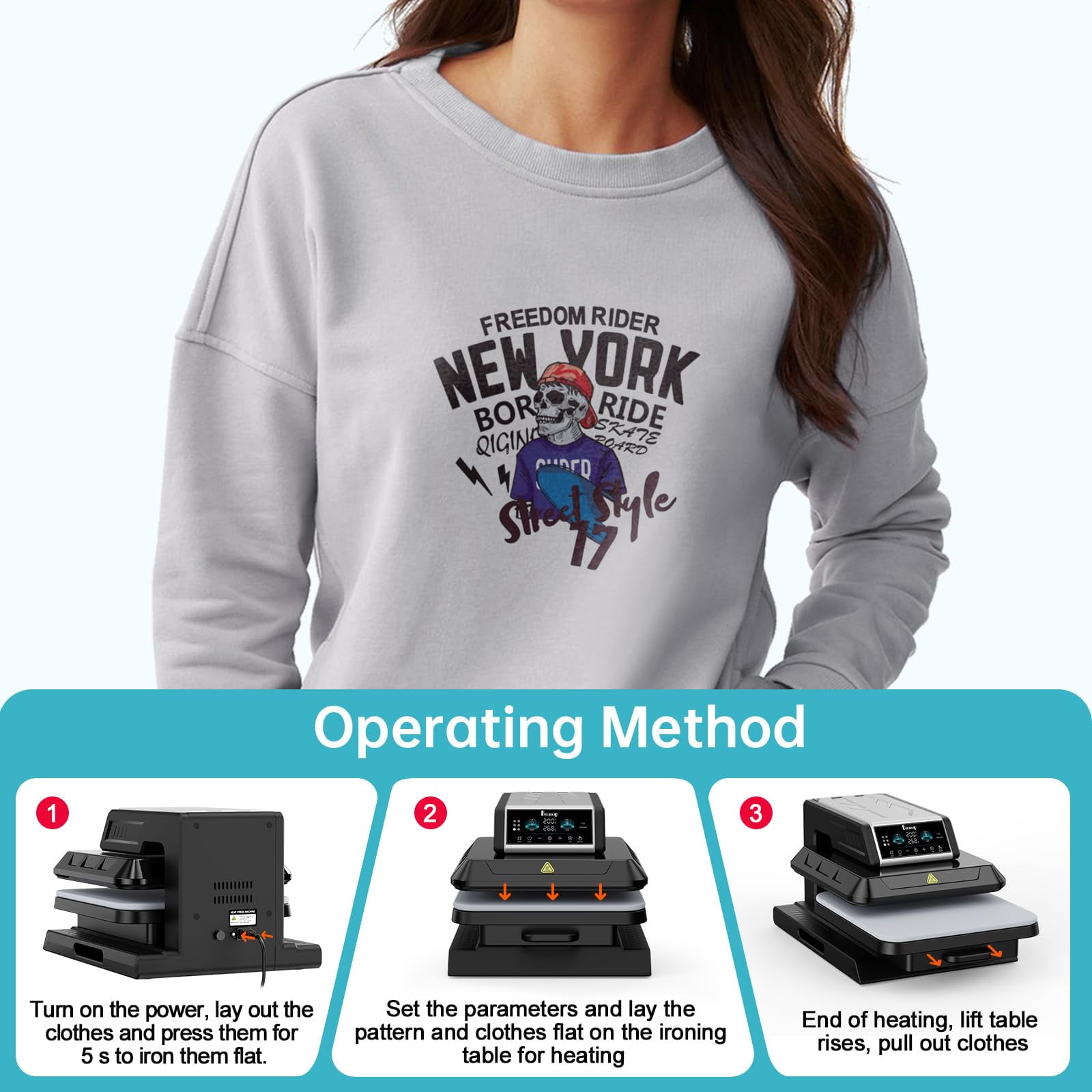RTB-Benazcap Auto Heat Press Machine for T Shirts-Auto-Release 15x15 Heat Press - Rapid Heating, Even Heat Distribution, Ideal for HTV, Sublimation, Heat Transfer Projects