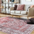 thumbnail image 2 of Superior Distressed Rustic Farmhouse Power-loomed Indoor Area Rug, Mulberry, 5.7' x 8.9', 2 of 6