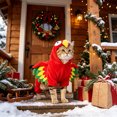thumbnail image 5 of PET Parrot Costume, a Red Polyester Parrot-Style Costume Sized for the Selected PET Variation, for Dogs, Cats, PET Parties, Photos, and Playful Seasonal Dress-up, Red, Size S, Practical Home Use, 5 of 7