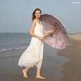 thumbnail image 4 of Compact Umbrellas For Rain And Sun UPF 50+ UV Protection Windproof waterproofing and Strong Men Womens Umbrella 16 Ribs Wooden Handle Travel Umbrella, 4 of 18