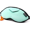 thumbnail image 1 of Antifaz para dormir Dream Essentials Opulence de microfelpa verde, 1 of 9