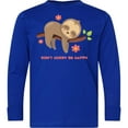 thumbnail image 3 of Inktastic Don't Hurry Sloth Long Sleeve Youth T-Shirt, 3 of 5
